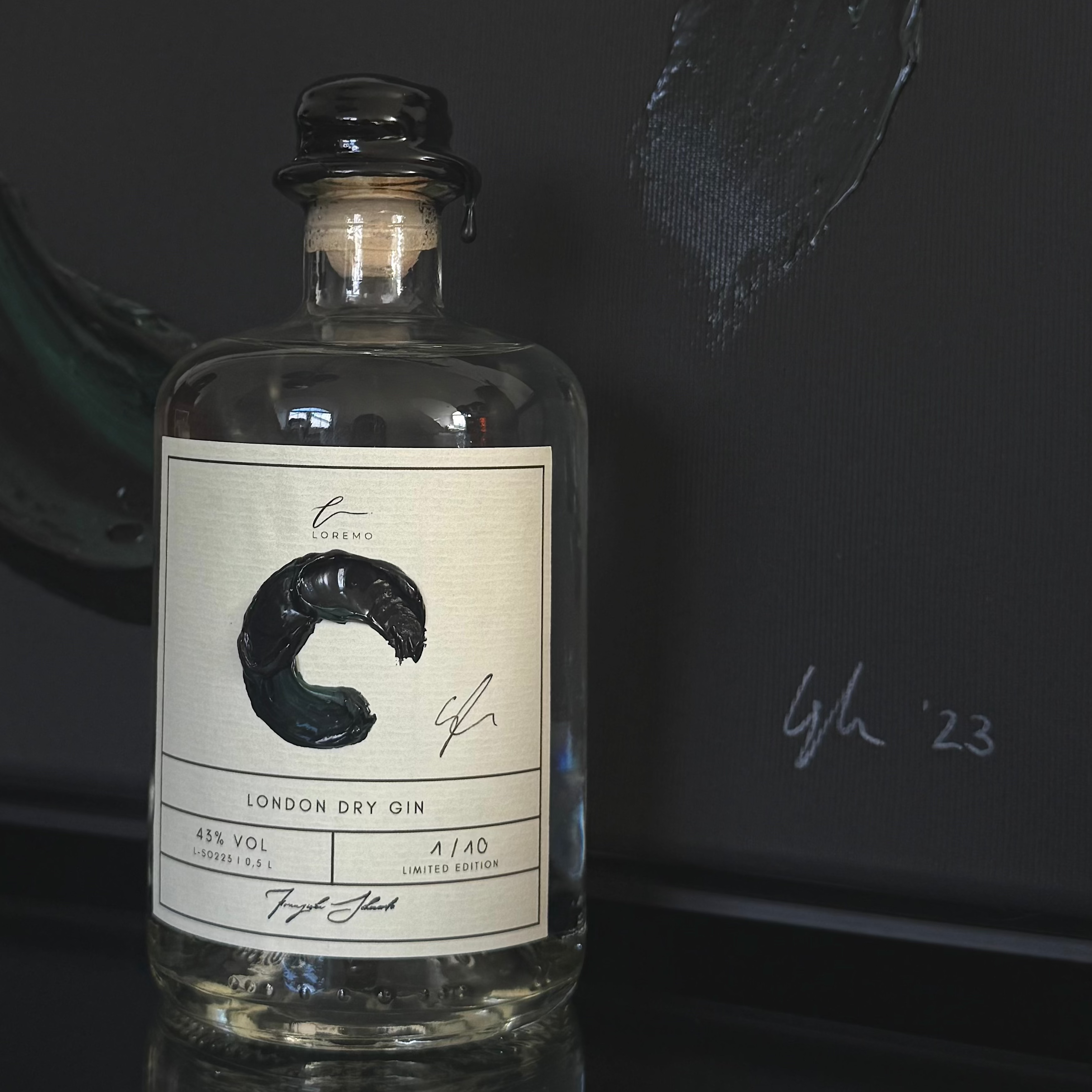 MARBLE Limited Edition Art Gin 0,5l - Nur 10 nummerierte Flaschen weltweit