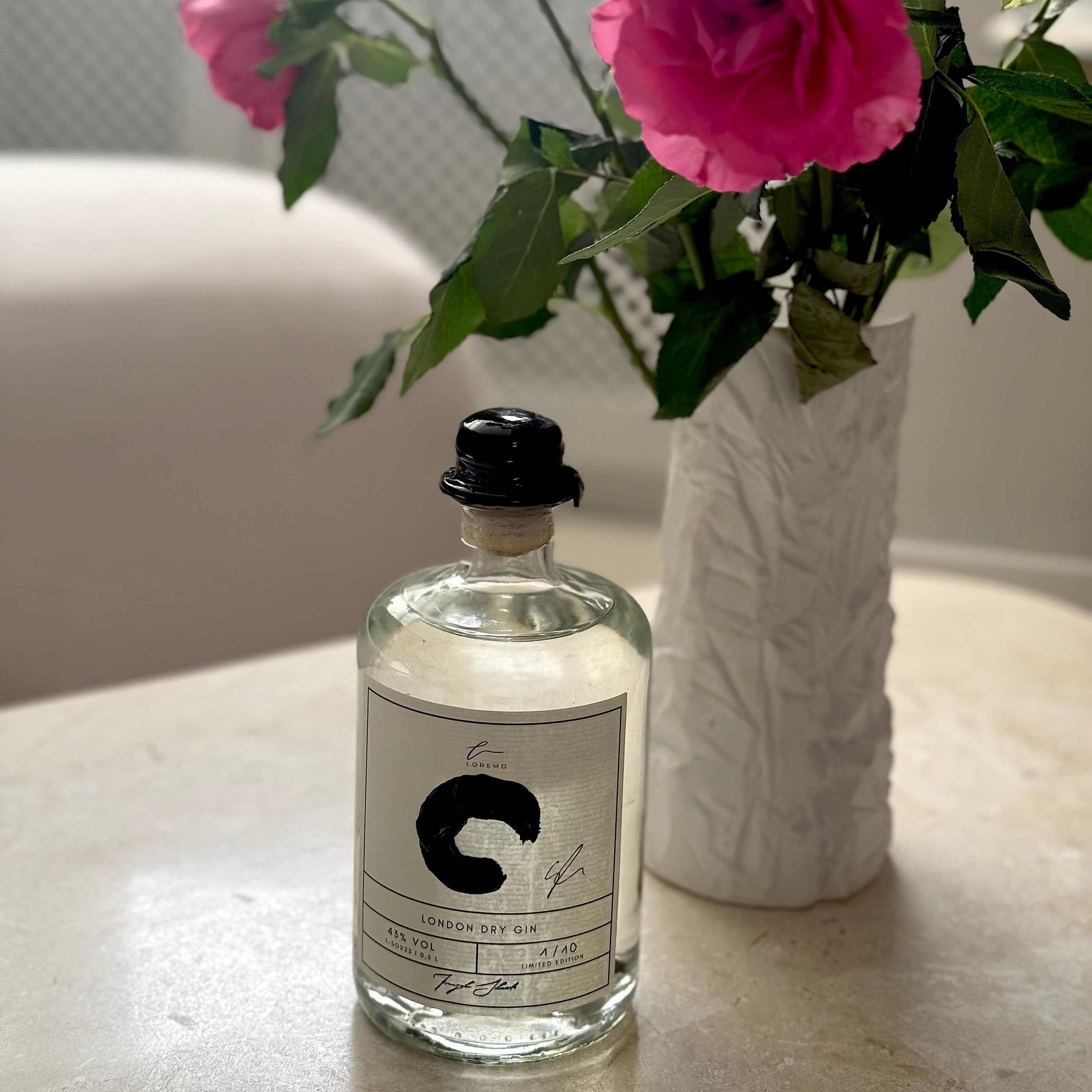 MARBLE Limited Edition Art Gin 0,5l - Nur 10 nummerierte Flaschen weltweit