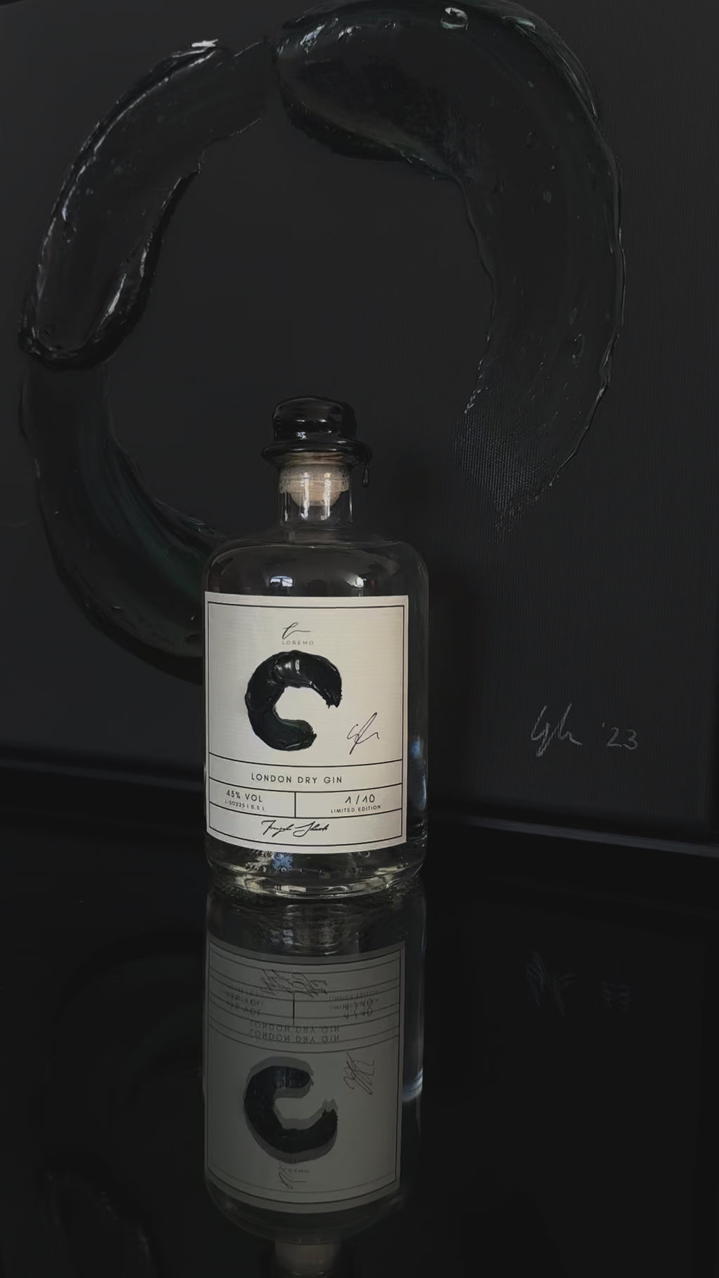 MARBLE Limited Edition Art Gin 0,5l - Nur 10 nummerierte Flaschen weltweit