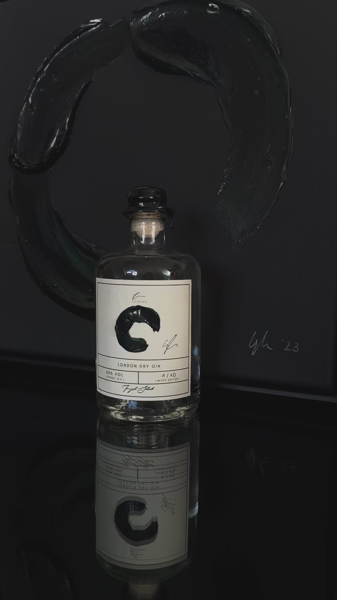 MARBLE Limited Edition Art Gin 0,5l - Nur 10 nummerierte Flaschen weltweit